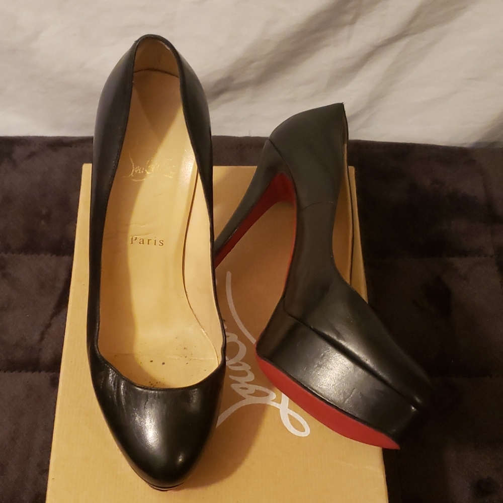 Christian Louboutin Black BLANCA Pumps